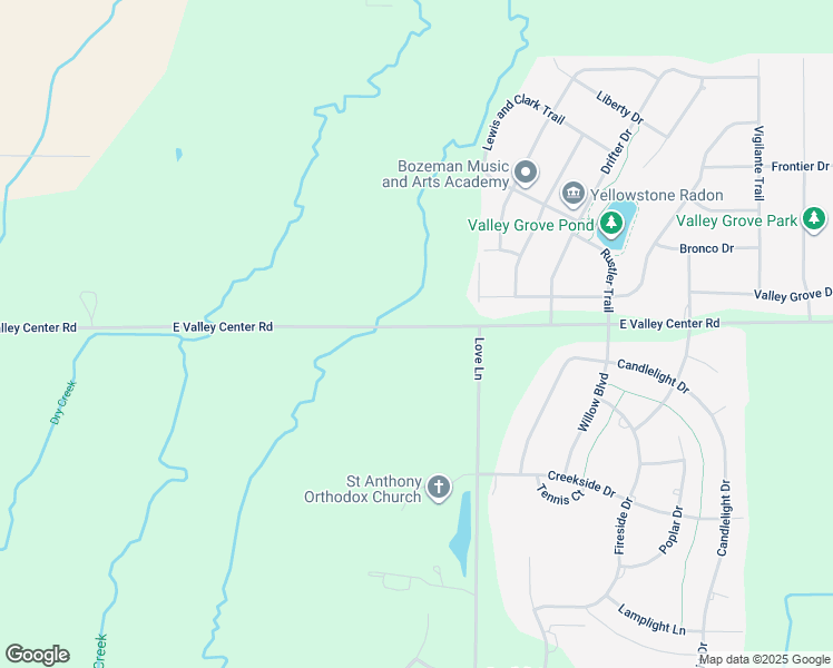 map of restaurants, bars, coffee shops, grocery stores, and more near 1840 East Valley Center Road in Bozeman
