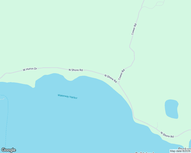 map of restaurants, bars, coffee shops, grocery stores, and more near 195 West Huron Drive in Pointe Aux Pins