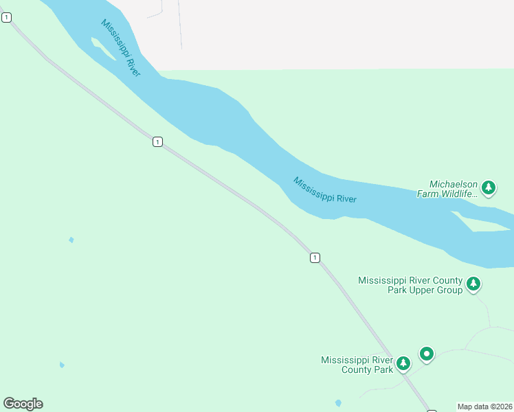 map of restaurants, bars, coffee shops, grocery stores, and more near 42399 County Road 1 in Rice