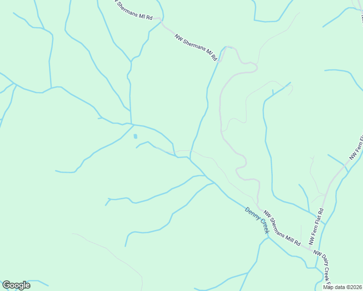 map of restaurants, bars, coffee shops, grocery stores, and more near 39000 Northwest Shermans Mill Road in North Plains