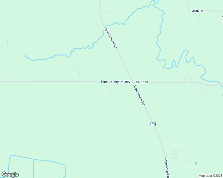 map of restaurants, bars, coffee shops, grocery stores, and more near 8505 540th Street in Rush City