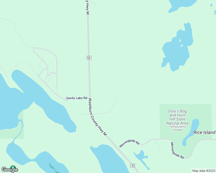 map of restaurants, bars, coffee shops, grocery stores, and more near N2576 County Highway M in Sarona