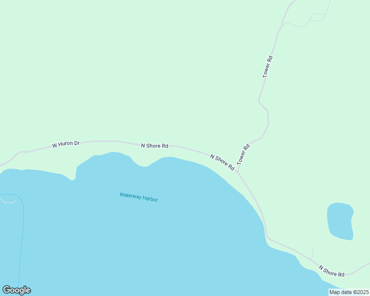 map of restaurants, bars, coffee shops, grocery stores, and more near West Huron Drive in Cheboygan