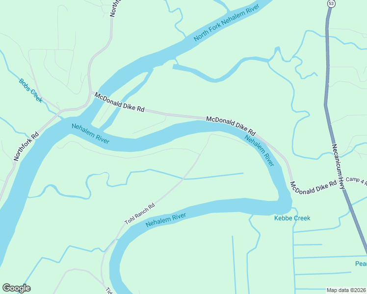map of restaurants, bars, coffee shops, grocery stores, and more near 37000 Tohl Ranch Road in Nehalem