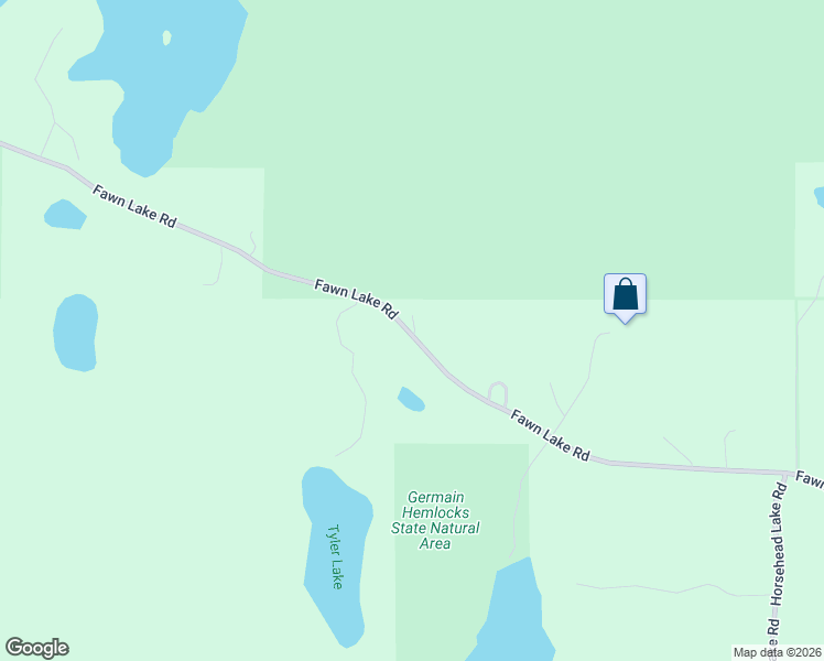 map of restaurants, bars, coffee shops, grocery stores, and more near 8250 Fawn Lake Road in Harshaw