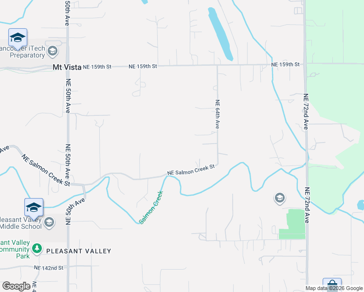 map of restaurants, bars, coffee shops, grocery stores, and more near 15208 Northeast 64th Avenue in Vancouver