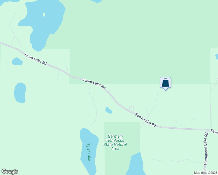 map of restaurants, bars, coffee shops, grocery stores, and more near 8250 Fawn Lake Road in Harshaw