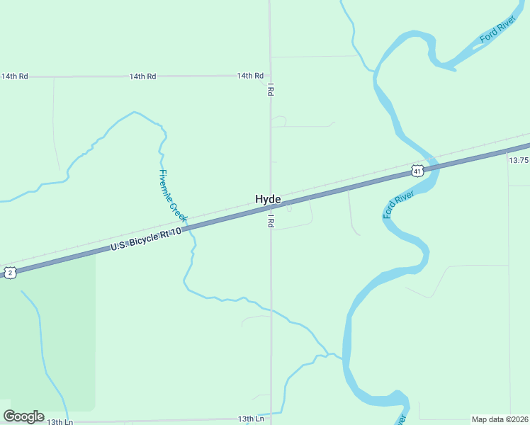 map of restaurants, bars, coffee shops, grocery stores, and more near 3271-3295 U.S. Route 2 in Escanaba