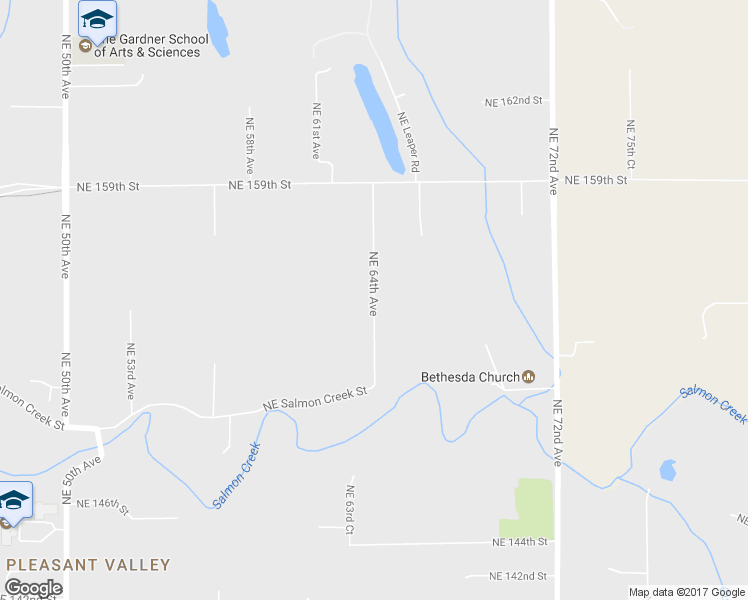 map of restaurants, bars, coffee shops, grocery stores, and more near Northeast 64th Avenue in Vancouver