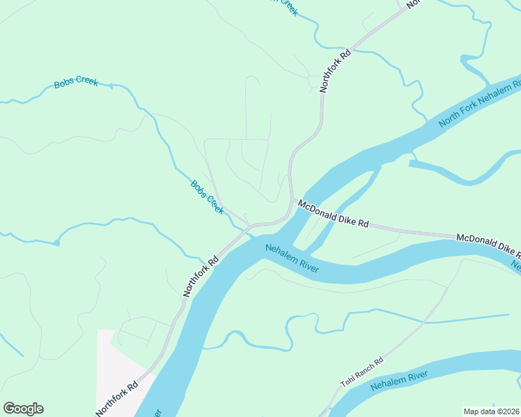 map of restaurants, bars, coffee shops, grocery stores, and more near 14115 Riverview Meadows Lane in Nehalem