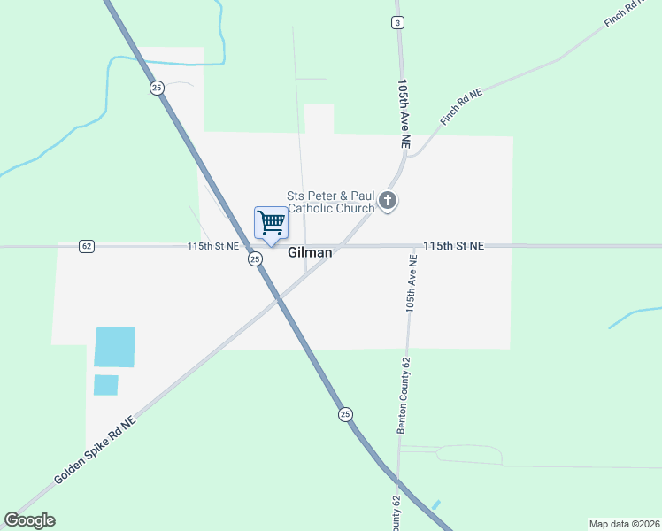 map of restaurants, bars, coffee shops, grocery stores, and more near 10370 Golden Spike Road Northeast in Foley