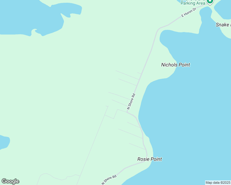 map of restaurants, bars, coffee shops, grocery stores, and more near 811 Balsam Street in Mackinac County