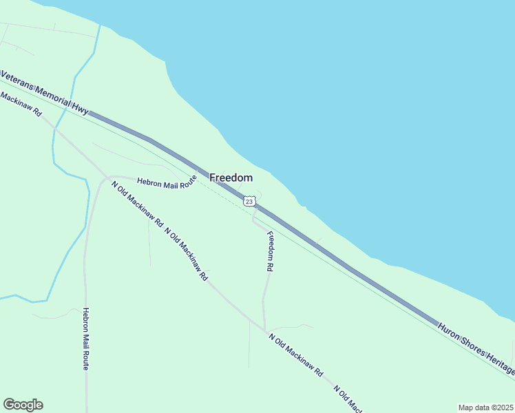 map of restaurants, bars, coffee shops, grocery stores, and more near 7514 U.S. 23 in Cheboygan