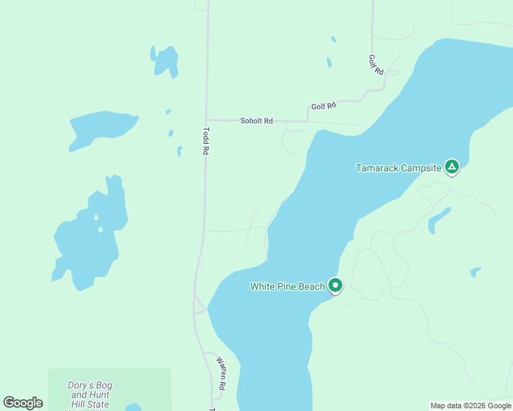 map of restaurants, bars, coffee shops, grocery stores, and more near N2792 Wildwood Road in Sarona
