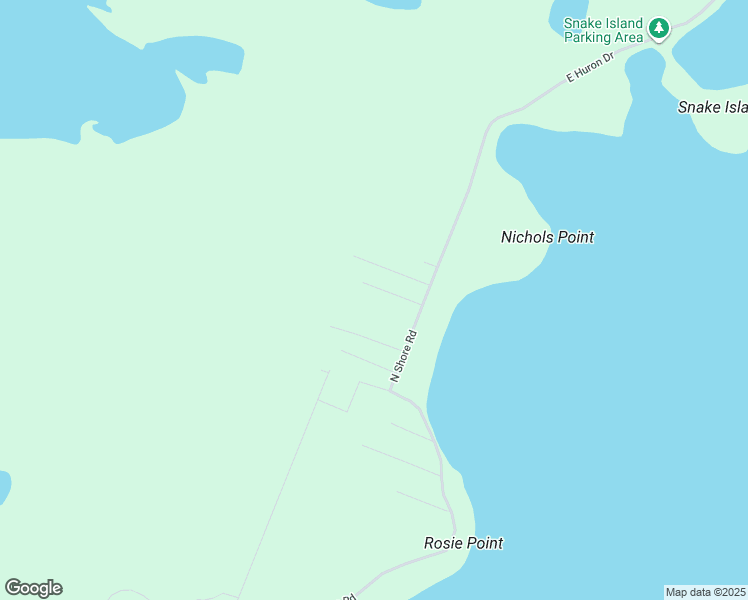 map of restaurants, bars, coffee shops, grocery stores, and more near 811 Balsam Place in Mackinac County