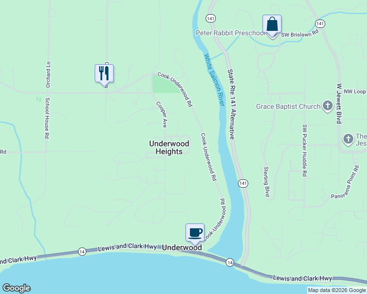map of restaurants, bars, coffee shops, grocery stores, and more near 81 Davison Street in Underwood