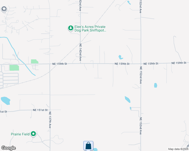 map of restaurants, bars, coffee shops, grocery stores, and more near 15613 Northeast 145th Avenue in Brush Prairie