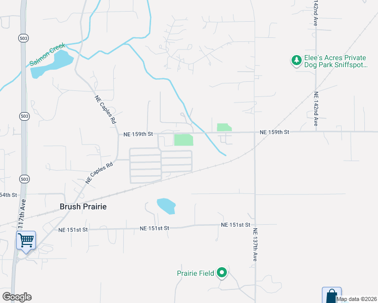map of restaurants, bars, coffee shops, grocery stores, and more near Country Manor in Brush Prairie