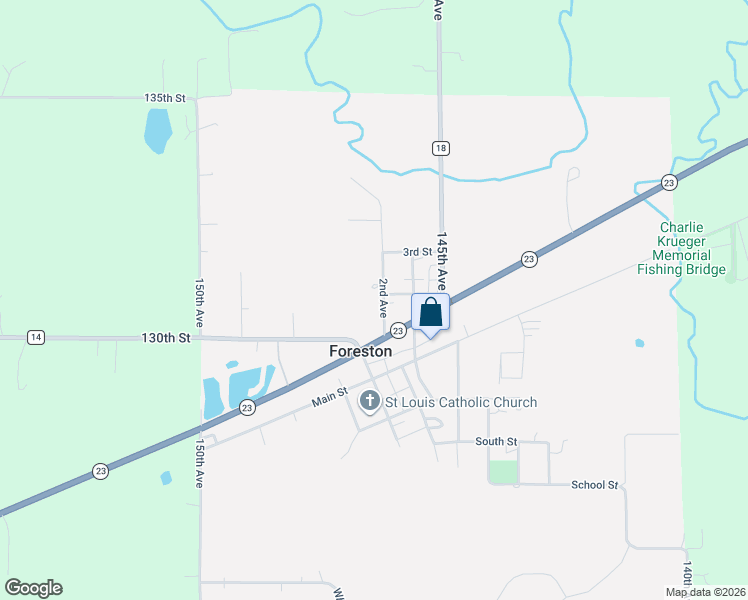 map of restaurants, bars, coffee shops, grocery stores, and more near 213 2nd Avenue in Foreston