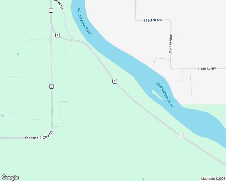 map of restaurants, bars, coffee shops, grocery stores, and more near 42297 County Road 1 in Rice