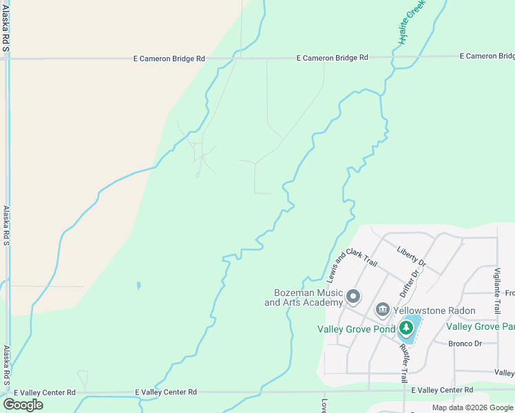 map of restaurants, bars, coffee shops, grocery stores, and more near 1500 East Cameron Bridge Road in Bozeman