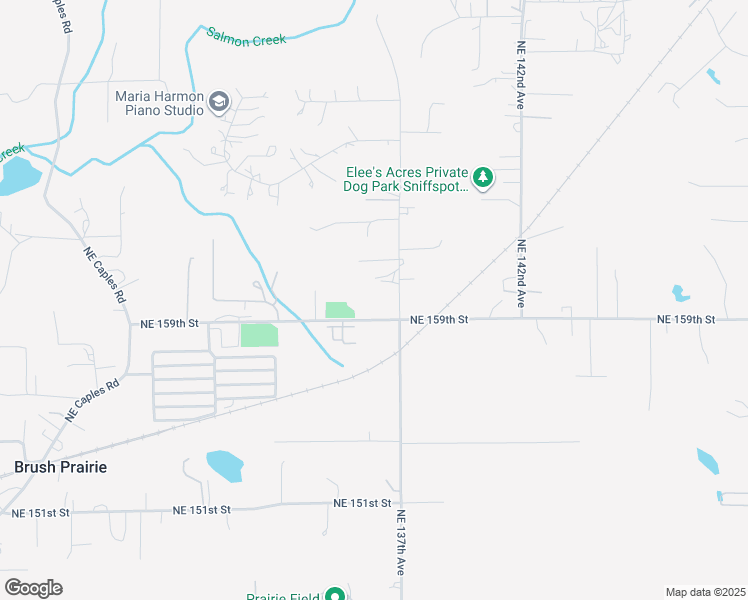 map of restaurants, bars, coffee shops, grocery stores, and more near 16014 Northeast 137th Avenue in Brush Prairie