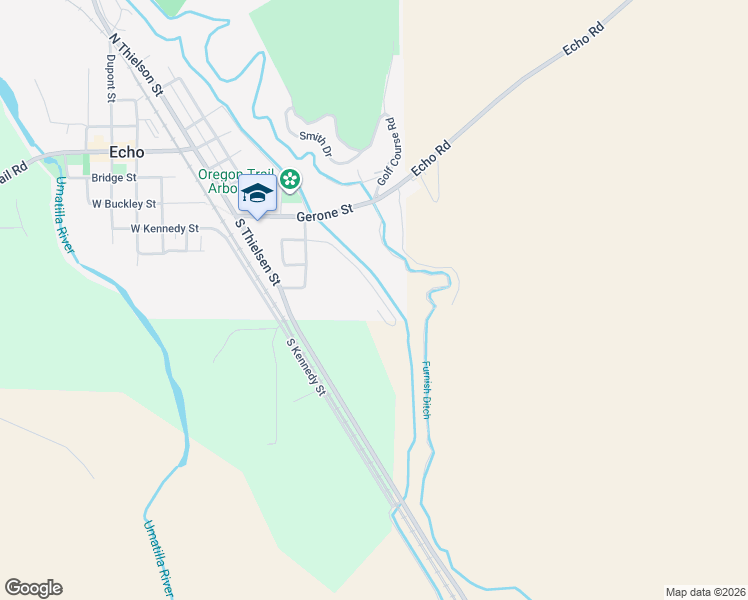 map of restaurants, bars, coffee shops, grocery stores, and more near 1330 College Street in Echo