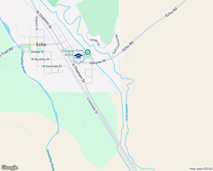 map of restaurants, bars, coffee shops, grocery stores, and more near 1330 College Street in Echo