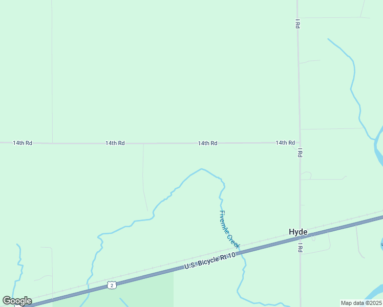 map of restaurants, bars, coffee shops, grocery stores, and more near 2969-3299 14th Road in Escanaba