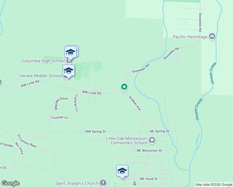 map of restaurants, bars, coffee shops, grocery stores, and more near in White Salmon