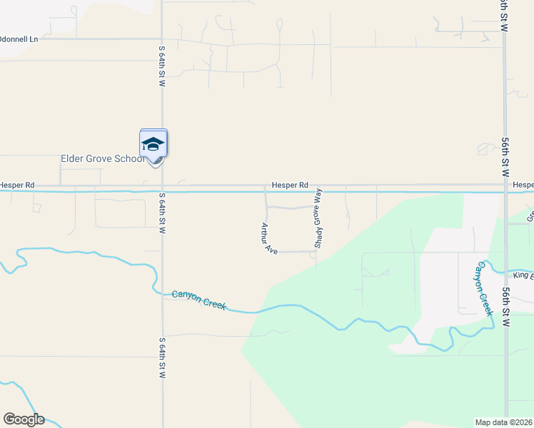 map of restaurants, bars, coffee shops, grocery stores, and more near Arthur Avenue in Billings