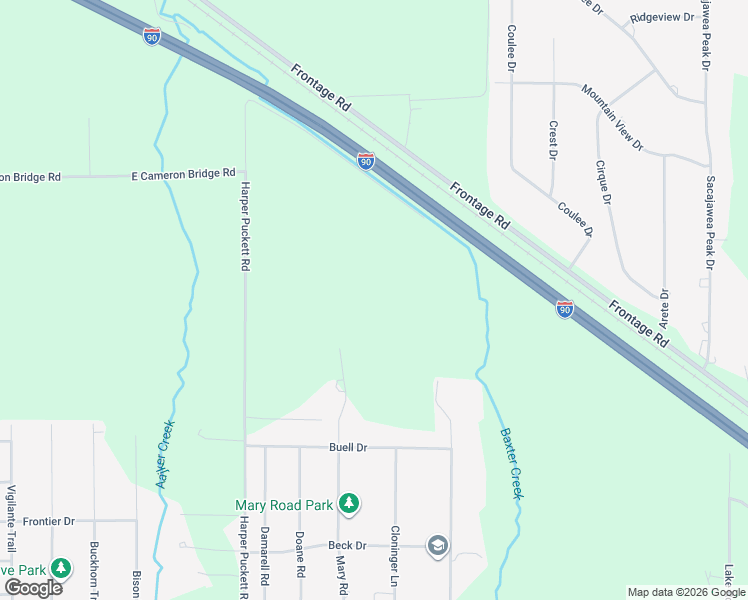map of restaurants, bars, coffee shops, grocery stores, and more near 535 Mary Road in Bozeman