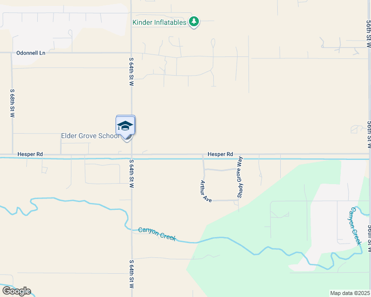 map of restaurants, bars, coffee shops, grocery stores, and more near 6211 Hesper Road in Billings