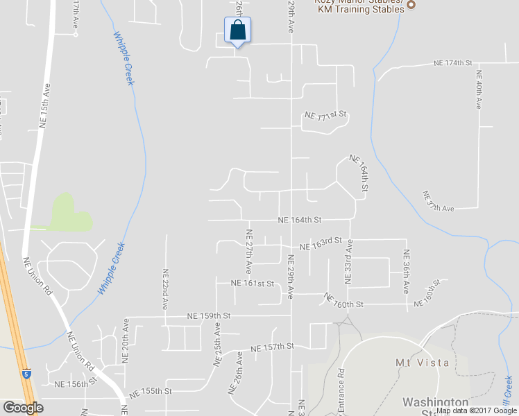 map of restaurants, bars, coffee shops, grocery stores, and more near 16501 Northeast 27th Court in Ridgefield