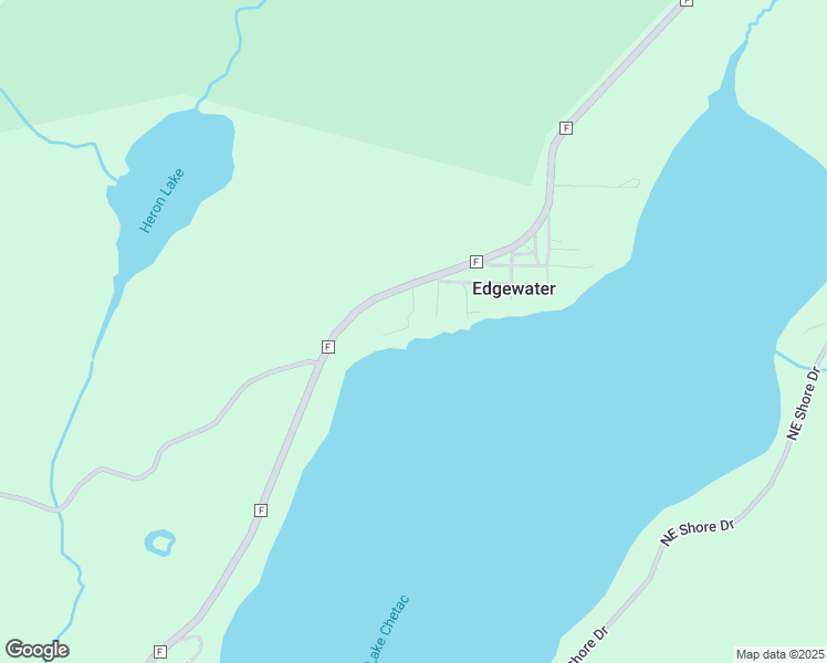 map of restaurants, bars, coffee shops, grocery stores, and more near 3000 County Road F in Birchwood