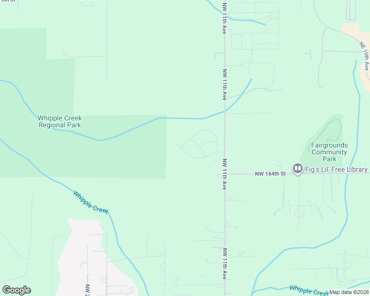 map of restaurants, bars, coffee shops, grocery stores, and more near 16500 Northwest 11th Avenue in Ridgefield