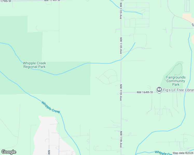 map of restaurants, bars, coffee shops, grocery stores, and more near 16500 Northwest 11th Avenue in Ridgefield