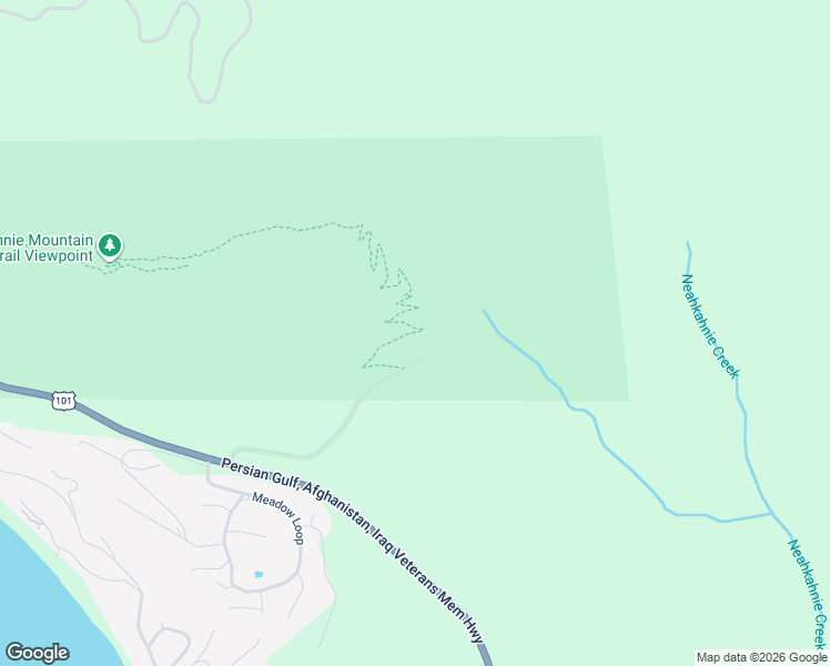 map of restaurants, bars, coffee shops, grocery stores, and more near Neah-Kah-Nie Mountain Trail in Nehalem