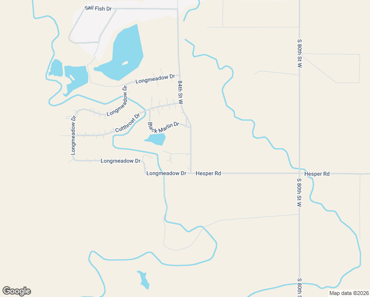 map of restaurants, bars, coffee shops, grocery stores, and more near 8405 Blue Marlin Drive in Billings