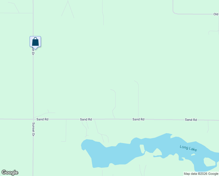 map of restaurants, bars, coffee shops, grocery stores, and more near 8268 Sand Road in Shell Lake