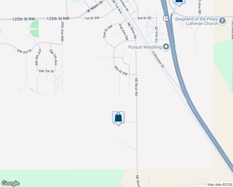 map of restaurants, bars, coffee shops, grocery stores, and more near 911 2nd Avenue Southwest in Rice