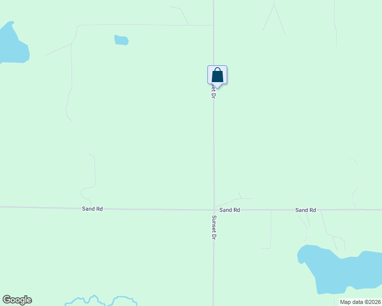 map of restaurants, bars, coffee shops, grocery stores, and more near N2991 Sunset Drive in Shell Lake