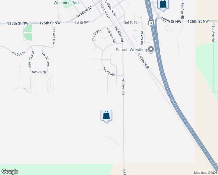 map of restaurants, bars, coffee shops, grocery stores, and more near 911 2nd Avenue Southwest in Rice
