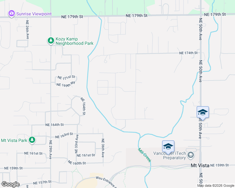 map of restaurants, bars, coffee shops, grocery stores, and more near 3801 Northeast 174th Street in Vancouver