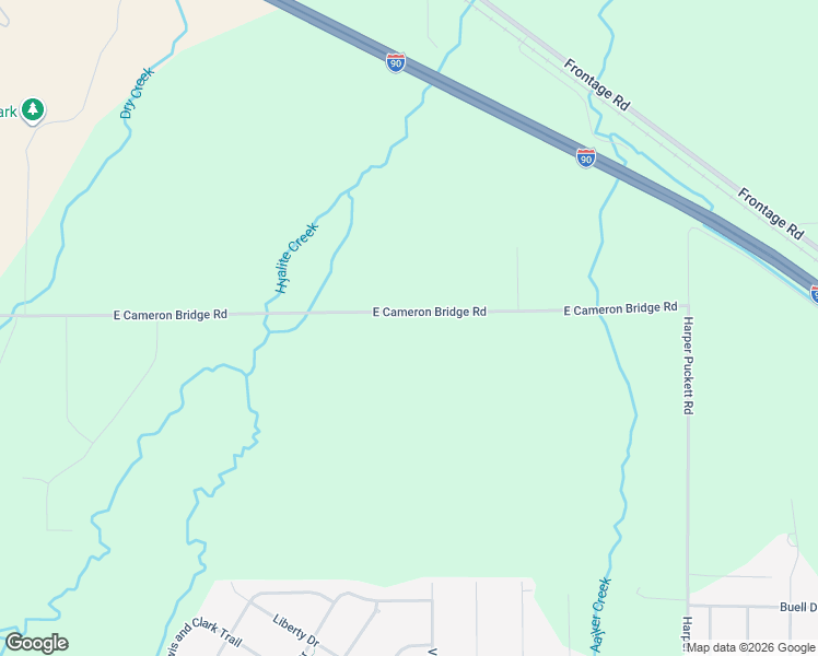 map of restaurants, bars, coffee shops, grocery stores, and more near 2533-2535 East Cameron Bridge Road in Bozeman