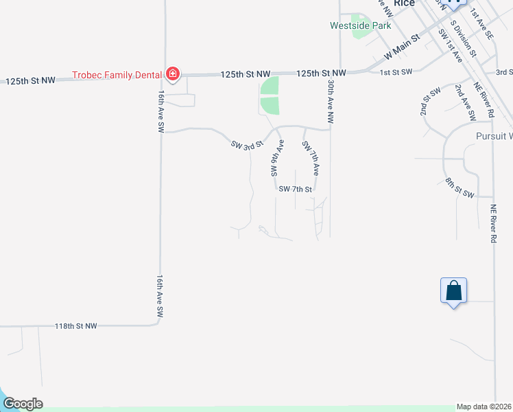 map of restaurants, bars, coffee shops, grocery stores, and more near 804 Southwest 11th Avenue in Rice