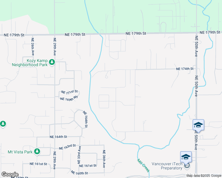 map of restaurants, bars, coffee shops, grocery stores, and more near 3707 Northeast 174th Street in Vancouver