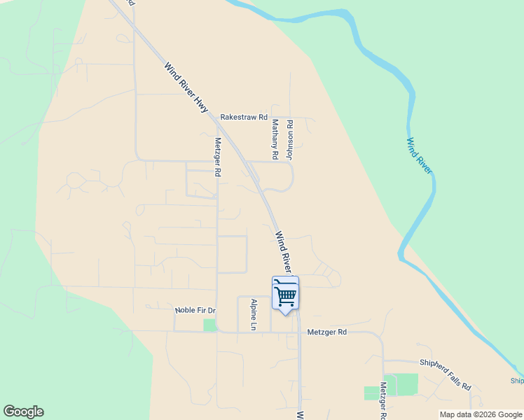 map of restaurants, bars, coffee shops, grocery stores, and more near 2391 Wind River Highway in Carson