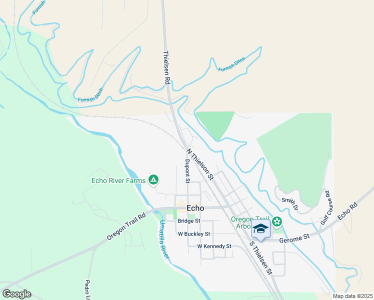 map of restaurants, bars, coffee shops, grocery stores, and more near 210 North Dupont Street in Echo
