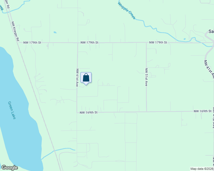 map of restaurants, bars, coffee shops, grocery stores, and more near Northwest 173rd Street in Clark County